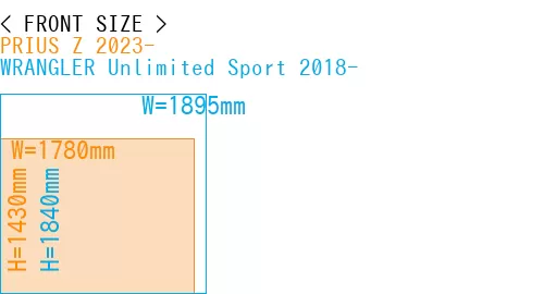 #PRIUS Z 2023- + WRANGLER Unlimited Sport 2018-